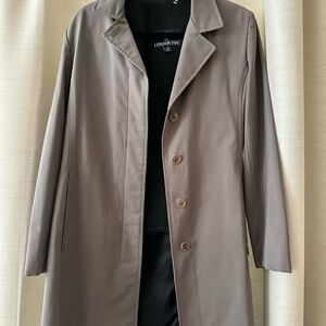 London Fog Gray Trench Coat